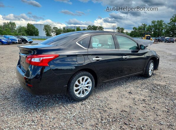 3N1AB7AP8KY211154 2019 NISSAN SENTRA Black Rear right