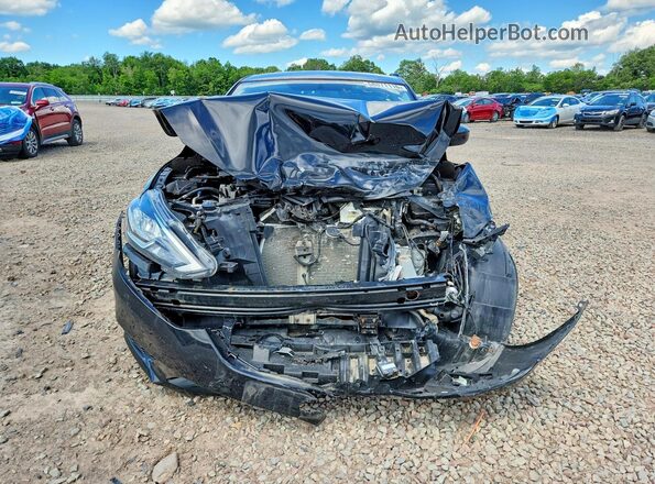 3N1AB7AP8KY211154 2019 NISSAN SENTRA Black Front view