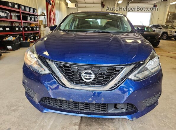 3N1AB7AP8KY215608 2019 NISSAN SENTRA Blue Vista frontal