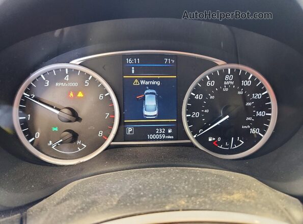3N1AB7AP8KY215608 2019 NISSAN SENTRA Blue Vista del cuadro de instrumentos
