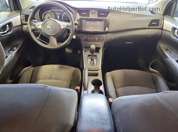 3N1AB7AP8KY215608 2019 NISSAN SENTRA Blue Vista del salpicadero