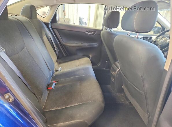 3N1AB7AP8KY215608 2019 NISSAN SENTRA Blue Vista de los asientos traseros