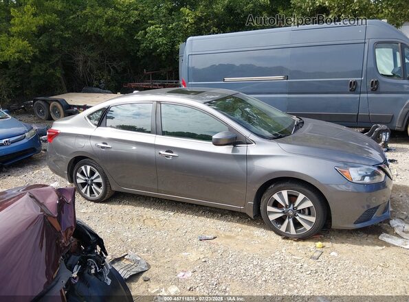 3N1AB7AP8KY226219 2019 NISSAN SENTRA Gray Vista del cuadro de instrumentos