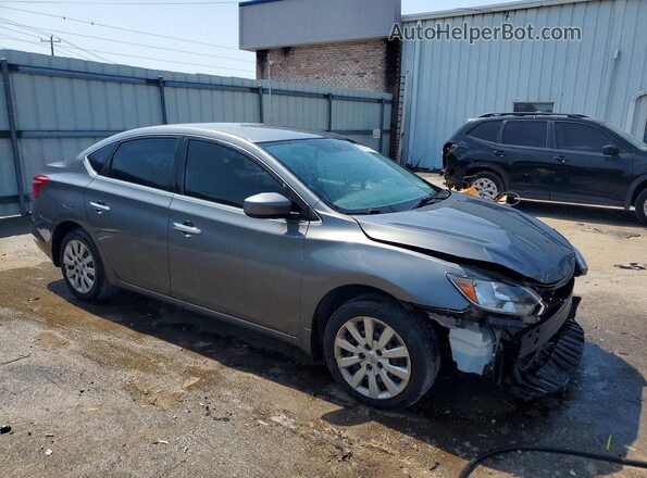 3N1AB7AP8KY236099 2019 NISSAN SENTRA Gray წინა მარჯვენა