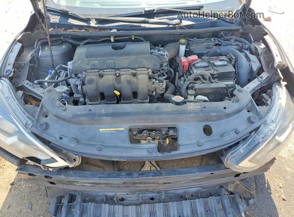 3N1AB7AP8KY236099 2019 NISSAN SENTRA Gray უკანა სალონის ხედი