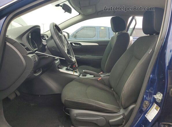 3N1AB7AP8KY267580 2019 NISSAN SENTRA Blue Front interior view