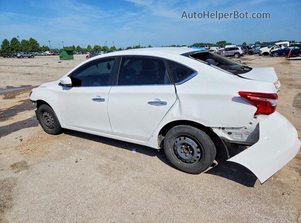 3N1AB7AP8KY290857 2019 NISSAN SENTRA White Tył lewy