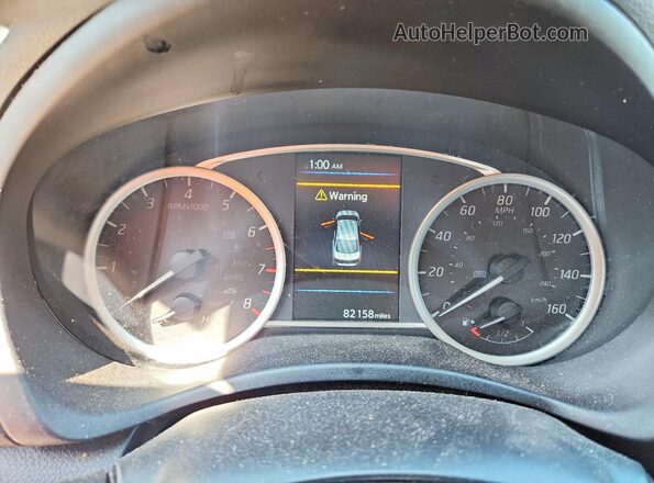 3N1AB7AP8KY290857 2019 NISSAN SENTRA White Widok zestawu wskaźników