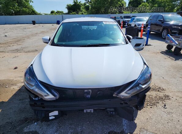 3N1AB7AP8KY290857 2019 NISSAN SENTRA White Widok z przodu