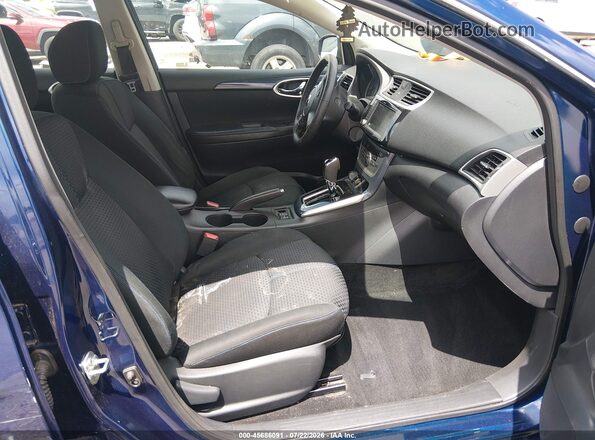 3N1AB7AP8KY298571 2019 NISSAN SENTRA Blue Vista interior delantera
