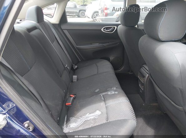 3N1AB7AP8KY298571 2019 NISSAN SENTRA Blue Vista de la etiqueta del VIN