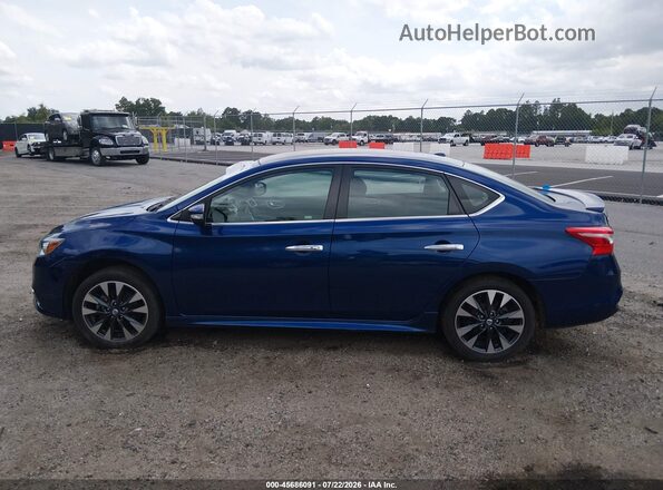 3N1AB7AP8KY298571 2019 NISSAN SENTRA Blue Vista interior de 360 grados