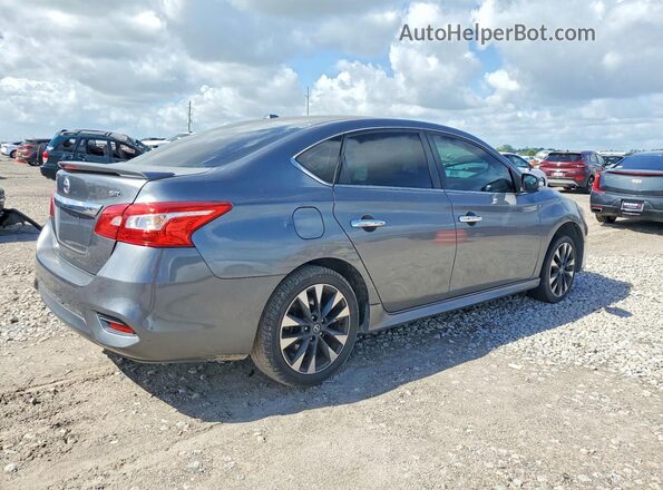 3N1AB7AP8KY303879 2019 NISSAN SENTRA Серый Задняя правая четверть