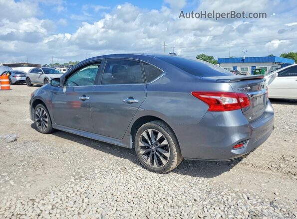 3N1AB7AP8KY303879 2019 NISSAN SENTRA Серый Задняя левая четверть