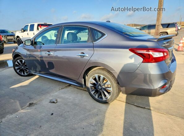 3N1AB7AP8KY304160 2019 NISSAN SENTRA Gray Rear left