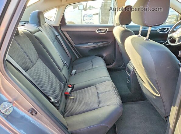 3N1AB7AP8KY304160 2019 NISSAN SENTRA Gray Rear seats view