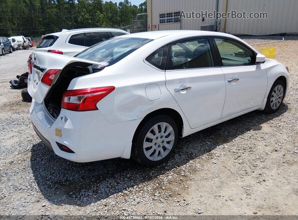3N1AB7AP8KY318236 2019 NISSAN SENTRA White უკანა მარჯვენა