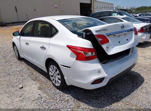 3N1AB7AP8KY318236 2019 NISSAN SENTRA White უკანა მარცხენა