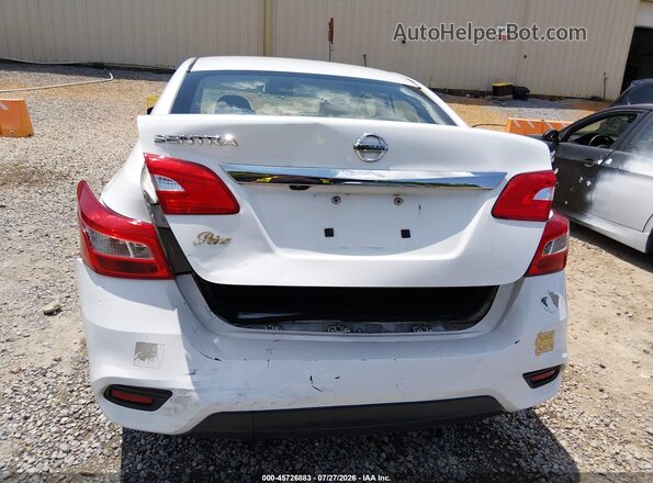 3N1AB7AP8KY318236 2019 NISSAN SENTRA White წინა ხედი