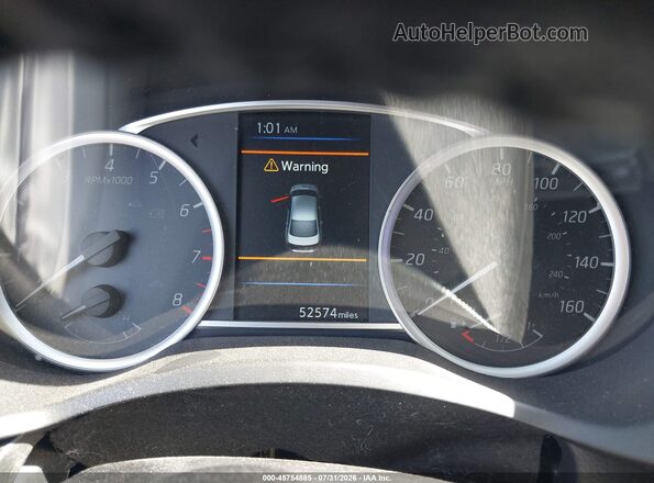 3N1AB7AP8KY326742 2019 NISSAN SENTRA Gray Widok tylnych siedzeń