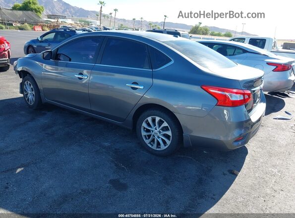 3N1AB7AP8KY326742 2019 NISSAN SENTRA Gray Tył lewy