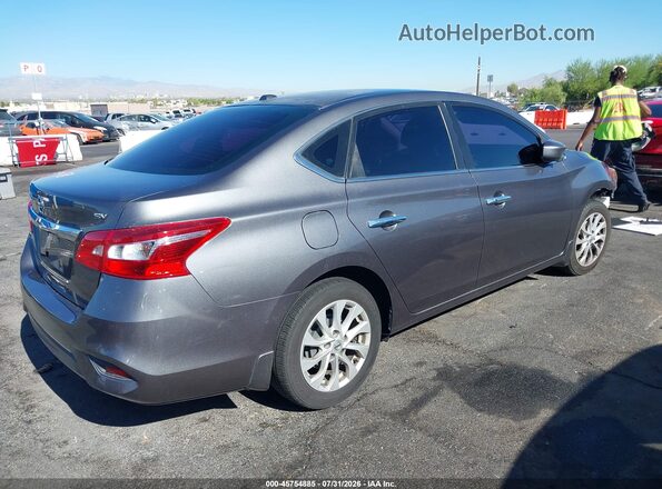 3N1AB7AP8KY326742 2019 NISSAN SENTRA Gray Tył prawy