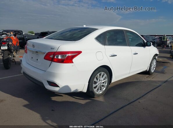 3N1AB7AP8KY335537 2019 NISSAN SENTRA White Trasero derecho