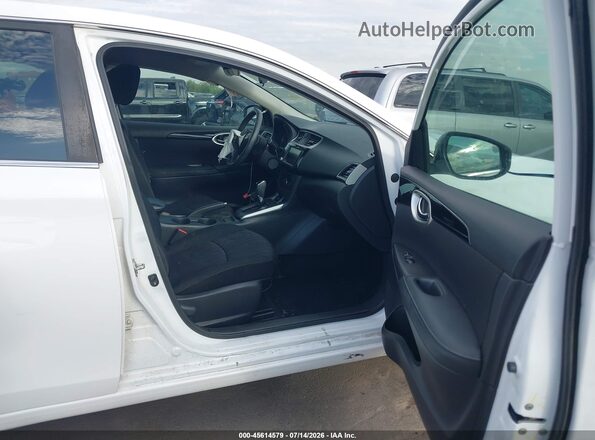 3N1AB7AP8KY335537 2019 NISSAN SENTRA White Vista interior delantera