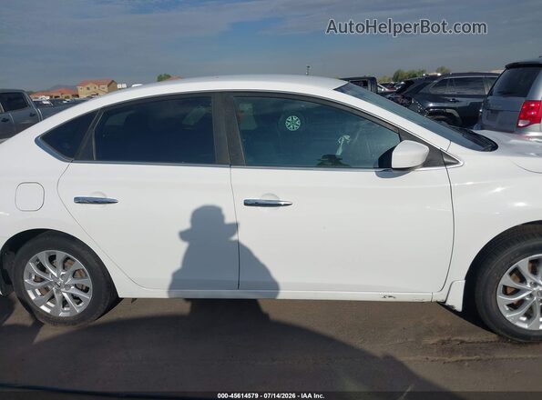 3N1AB7AP8KY335537 2019 NISSAN SENTRA White Vista interior trasera