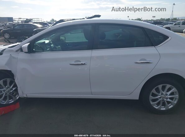 3N1AB7AP8KY335537 2019 NISSAN SENTRA White Vista interior de 360 grados