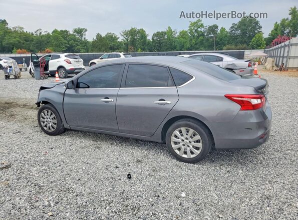 3N1AB7AP8KY338650 2019 NISSAN SENTRA Gray Tył lewy