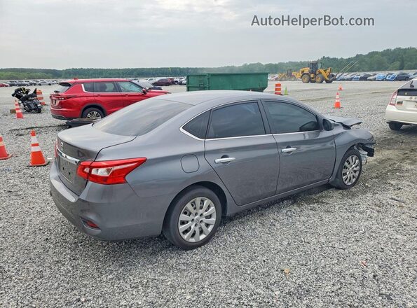 3N1AB7AP8KY338650 2019 NISSAN SENTRA Gray Tył prawy