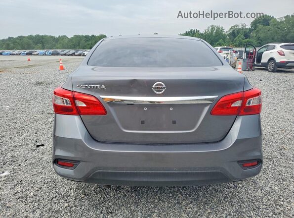 3N1AB7AP8KY338650 2019 NISSAN SENTRA Gray Widok z tyłu