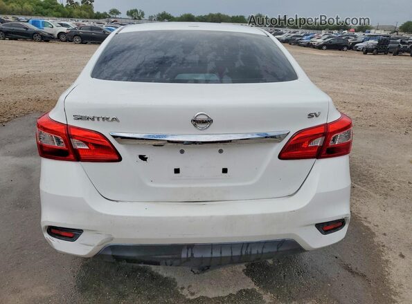 3N1AB7AP8KY341760 2019 NISSAN SENTRA White Vista trasera