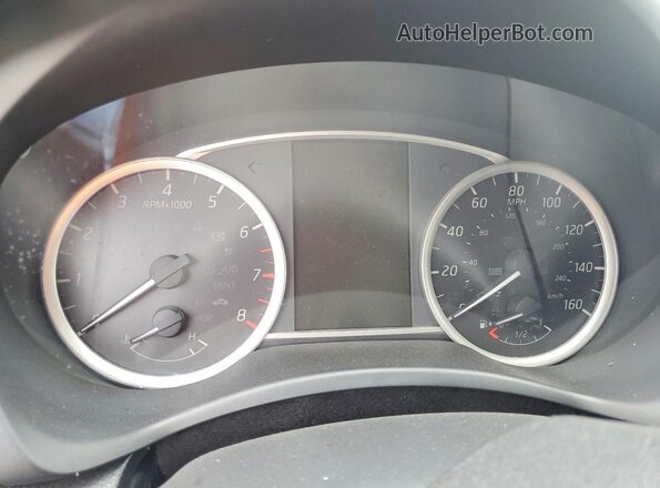 3N1AB7AP8KY341760 2019 NISSAN SENTRA White Vista del cuadro de instrumentos