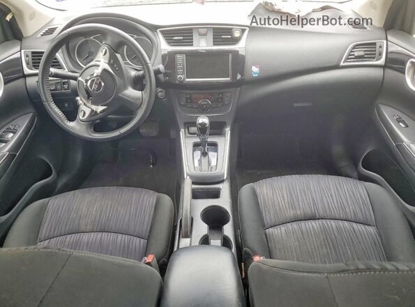 3N1AB7AP8KY341760 2019 NISSAN SENTRA White Vista del salpicadero