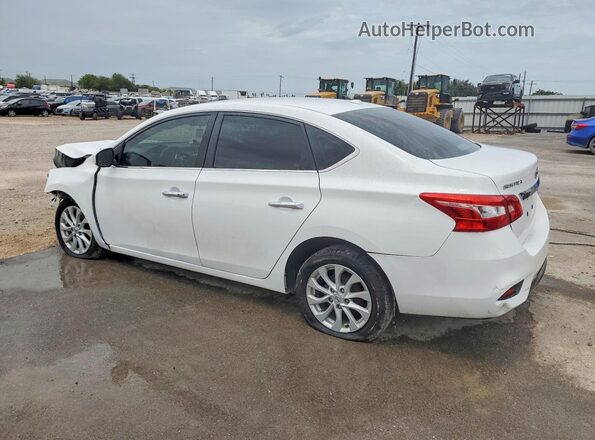 3N1AB7AP8KY341760 2019 NISSAN SENTRA White Trasero izquierdo