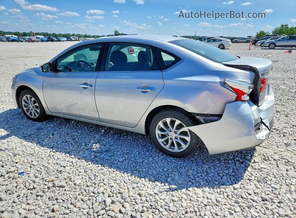 3N1AB7AP8KY368294 2019 NISSAN SENTRA Silver Հետևի ձախ