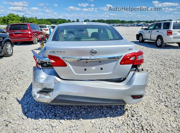 3N1AB7AP8KY368294 2019 NISSAN SENTRA Silver Հետևի տեսք