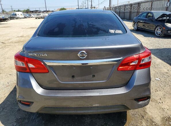 3N1AB7AP8KY377433 2019 NISSAN SENTRA Charcoal Հետևի տեսք