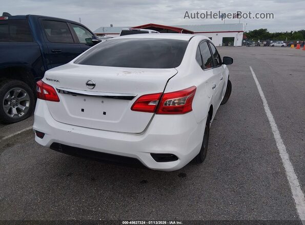 3N1AB7AP8KY424721 2019 NISSAN SENTRA White Հետևի աջ