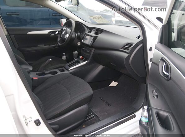 3N1AB7AP8KY424721 2019 NISSAN SENTRA White Սալոնի դիմացի տեսք