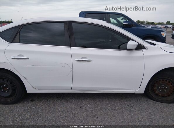 3N1AB7AP8KY424721 2019 NISSAN SENTRA White Սալոնի հետևի տեսք