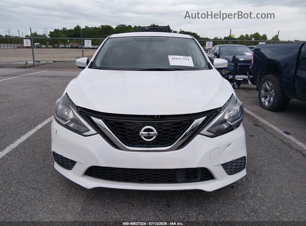 3N1AB7AP8KY424721 2019 NISSAN SENTRA White Դիմացի տեսք