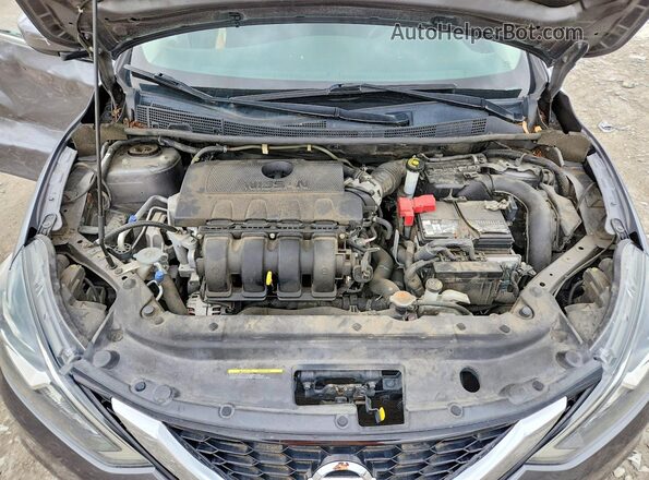 3N1AB7AP8KY429563 2019 NISSAN SENTRA Gray Vista interior trasera
