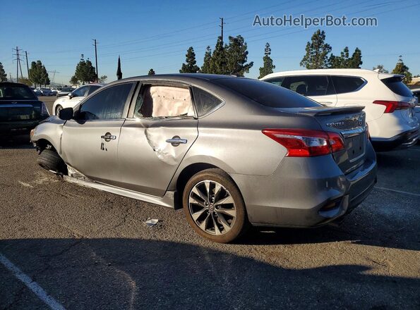 3N1AB7AP8KY429711 2019 NISSAN SENTRA Серый Задняя левая четверть