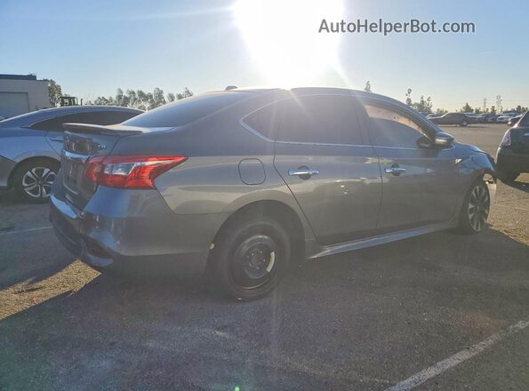 3N1AB7AP8KY429711 2019 NISSAN SENTRA Серый Задняя правая четверть