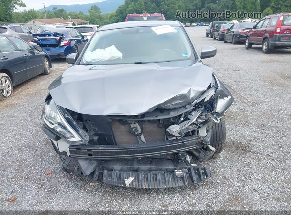 3N1AB7AP8KY440756 2019 NISSAN SENTRA Gray Սարքավորումների վահանակի տեսք