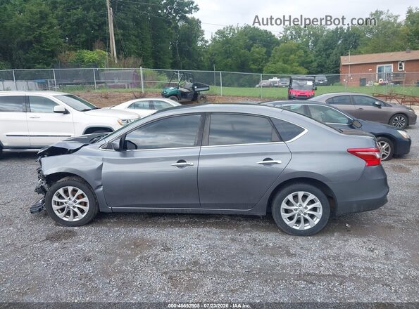 3N1AB7AP8KY440756 2019 NISSAN SENTRA Gray Սալոնի 360 աստիճան տեսք