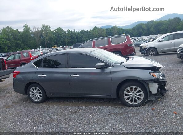 3N1AB7AP8KY440756 2019 NISSAN SENTRA Gray Սալոնի հետևի տեսք